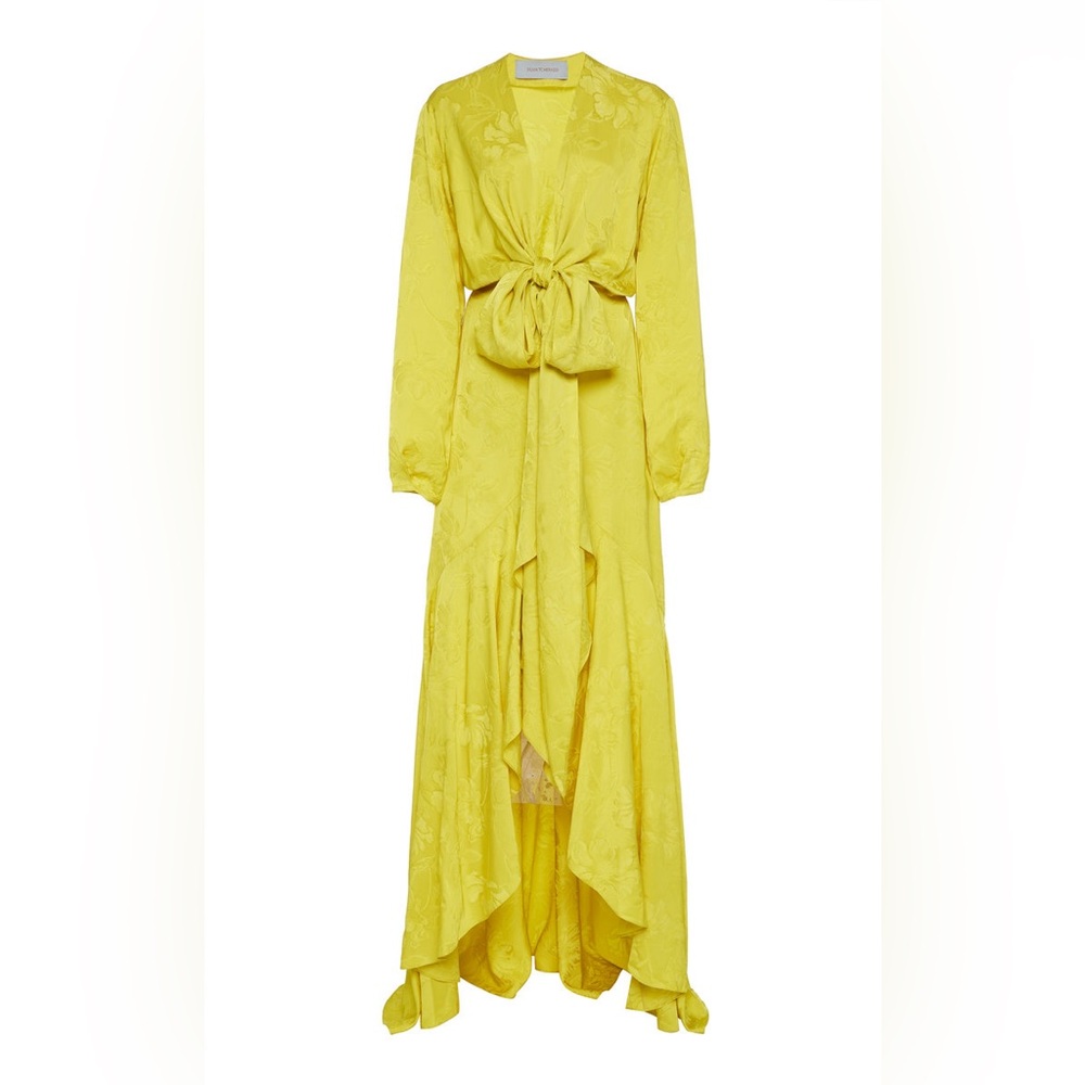 Sold! SILVIA Tcherassi Albarella V-neck Gown Size Small - Picture 6 of 13